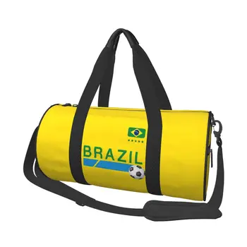 Brezilyalı Futbol Takımı spor çanta Moda Açık spor çantaları Spor Aksesuarları seyahat el çantası Yenilik spor çantası Erkek Kadın İçin