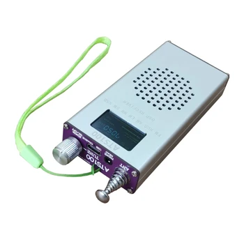 Yeni Varış Taşınabilir ATS100 SI4732 Tüm bant Alıcısı FM RDS AM LW MW SW SSB DSP Radyo Pil İle