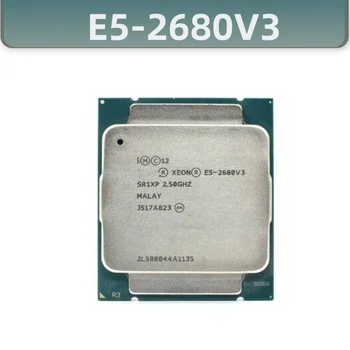 E5 2680 V3 İşlemci SR1XP 2.5 Ghz 12 Çekirdekli 30 MB Soket LGA 2011-3 CPU E5 2680V3