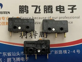 2 Adet / grup İthal Japon SS - 5 küçük sıfırlama inme sınırı mikro anahtarı 3 ayak 5A125V3A250V
