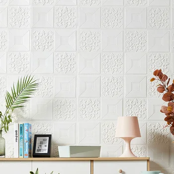  Kendinden yapışkanlı Paneller Duvar Kağıdı 3D duvar çıkartmaları Kiremit modern ev dekorasyonu Yatak Odası Oturma Odası Mutfak İçin
