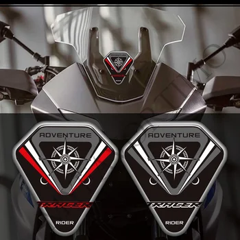 Motosiklet Cam Ekran rüzgar deflektörü Yamaha Tracer 700 900 GT MT07 MT09 MT 07 09 Tankı Pad Kavrama Çıkartmalar Cam