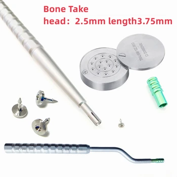 Diş Kemik Tack Titanyum Pimleri GBR tornavida Aplikatör Membran Sabitleme Pimleri Tutucu Cerrahi İmplant Aletleri