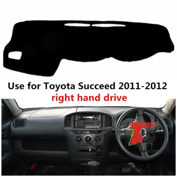 TAIJS fabrika yüksek kalite anti-kirli Süet dashboard kapak Toyota Başarılı 2011-2012 Sağdan direksiyonlu sıcak satış