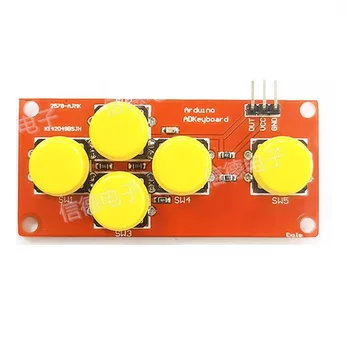 AD Klavye Analog Beş anahtar Modülü Elektronik Blok Analog Düğme 5-bit Arduino Sensörü genişletme kartı