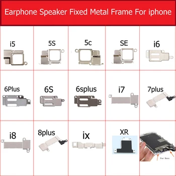 Kulaklık Hoparlör Metal Çerçeve Sabit Parçalar iphone 5 5s 5c se 6 6s 7 8 Artı Kulaklık Hoparlör Küçük Tutucu Braketi Kalkan Plakası