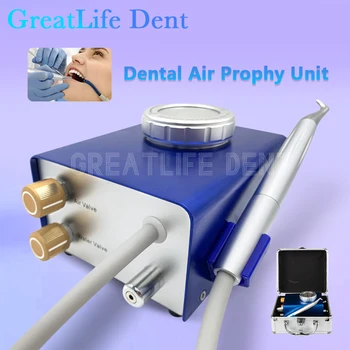 GreatLıfe Dent Diş Parlatma Patlatma Makinesi Hava Fırça Kumlama Hiçbir Toz Dökülme / Uçan Diş Patlama Temiz Hava Parlatıcı