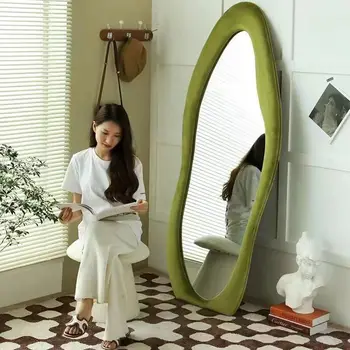 Düzensiz Kızların Ev boy aynası Yatak Odası boy Aynası Boy Aynası Zemin Düzensiz Ayna Duvara