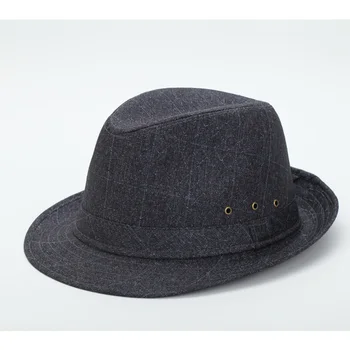 Yaşlı Yaz güneş şapkası Büyükbaba Yaz Fedoras güneşlikli kep Takım Elbise Kumaş Orta Yaşlı Caz Şapka İlkbahar ve Sonbahar İnce Kap B-8282