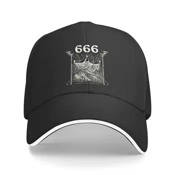 Kişiselleştirilmiş 666 Dans Ritüel Baphomet beyzbol şapkası Kadın Erkek Ayarlanabilir Dolu Şeytan Şeytan Baba Şapka Streetwear