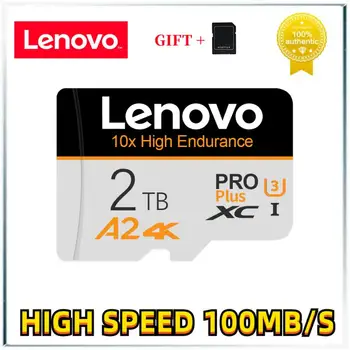 Lenovo 2TB 1TB Sınıf 10 Hafıza Kartı 512GB Mini SD Kart 256GB Mikro TF SD Kart 128GB Flash Bellek Kartı Telefonlar İçin Ücretsiz Kargo