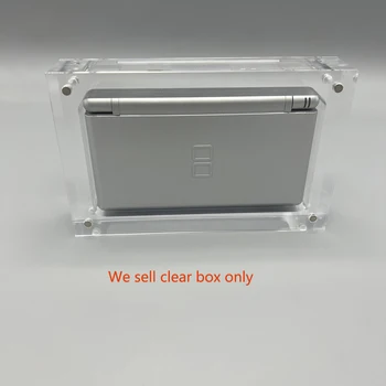 Yüksek kaliteli Şeffaf Depolama Manyetik akrilik kutu NDSL DSL Oyun Konsolu İçin Kapak Kabuk kutu ekran standı