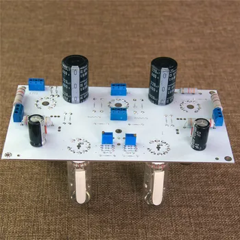 6N2 / 6N1 + 6P1 3W*2 Stereo vakumlu tüp Amp güç amplifikatörü PCB 6E2 Seviye Göstergesi Çıplak Kurulu olmadan elektronik bileşenler
