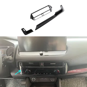 ABS Kontrol Dashboard Trim havasız ortam kabini çerçeve dekorasyon çıkartması İç Aksesuarları Nissan Qashqai İçin J12 2022 2023 2024