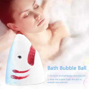 Banyo bombası Köpekbalığı banyo bombası Bathbomb Komik Deniz Hayvan Kabarcık banyo bombası s Oyuncak yüzme simidi Köpekbalığı banyo bombası Banyo Tuzu