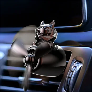 Araba Hava Spreyi Bulldog Pilot Araba Difüzör Sevimli Araba Parfüm Eğlenceli Araba Parfüm 향수 Araba Süslemeleri Yılbaşı Hediyeleri