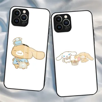 Sanrio Sugarbunnies Telefon Kılıfı İçin İphone6 7 8 SE X Xs Xr 11 12 13 14 S Mini Artı Pro Max Temperli Cam Tasarım Kapak