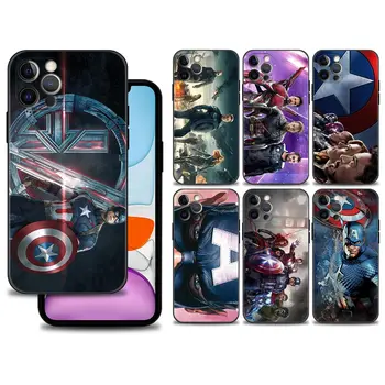 Kılıf Apple iPhone 15 14 13 12 11 Pro Max 13 12 Mini XS Max XR X 7 8 Artı Genel filmler Avengers Thor Kaptan