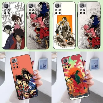 Anime Samurai Champloo Telefon kılıfı İçin Xiaomi 13 Poco M4 M3 F3 X4 GT 11 9T 9 12 11T 9SE 11i Pro Ultra Note10 Lite arka kapak