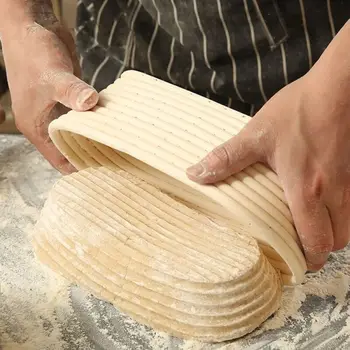 8 Boyutları Oval Ekmek Prova Kanıtlanması Sepet Rattan Banneton Brotform Hamur Araçları