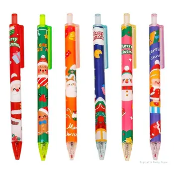 Çocuk öğrenci Noel partisi davranır için M17F geri çekilebilir jel kalem