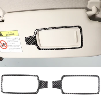BMW için X1 İX1 U10 U11 2023-2024 Araba Ön makyaj masası aynası Paneli Trim Sticker Yumuşak Karbon Fiber İç Aksesuarları