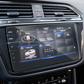 Temperli Cam Ekran Koruyucu Film İçin Volkswagen VW Tiguan Allspace R Hattı 2021 2022 9.2 inç Araba GPS Navigasyon Aksesuarları