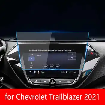Chevrolet Trailblazer 2021 için Araba GPS Navigasyon Temperli Cam Ekran Koruyucu Film Oto İç Anti-scratch Film Parçaları