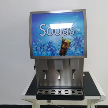 Ticari Gazlı içecek fincanı Splitter Soda Kola Çeşme akıtma makinesi Otomatik Yapma otomat