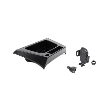 Telefon Dağı Jeep Wrangler JK 2012-2017 için, Çok Montajlı telefon tutucu Dash Tepsi saklama kutusu Sistemi Seti