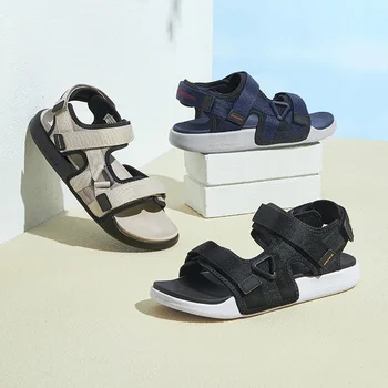 Erkekler için Skechers ayakkabı Spor Rahat Gambix 2.0 sandalet, hafif, rahat ve giymesi ve çıkarması kolaydır. sandal