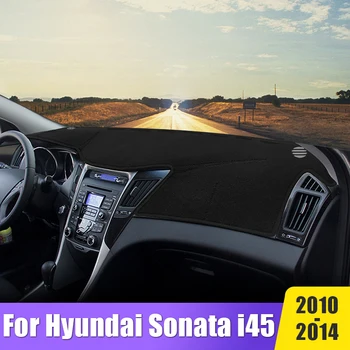 Dashboard Kapak Mat Hyundai Sonata i45 2010 2011 2012 2013 2014 Kaymaz ped koruyucu Enstrüman Halı Araba Aksesuarları