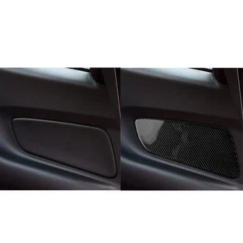 Ford Mustang 2015 için 2016 2017 2018 2019 2020 Kapı panel dekorasyon Kapak Trim Sticker Araba İç Aksesuarları Karbon Fiber