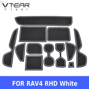 Vtear Toyota RAV4 XA50 RAV 4 kapı oluk mat anti kayma kauçuk kapısı yuvası ped araba iç araba-şekillendirici aksesuarları 2019 2020