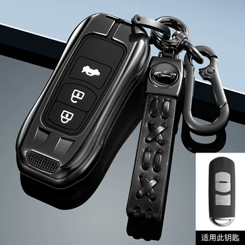 Yeni Çinko Alaşım Araba Anahtarı Durum Korumak için Mazda 2 3 5 6 Demio CX - 3 CX-4 CX-5 CX-7 CX8 CX-9 MX5 Axela Atenza 2015-2019 aksesuarları