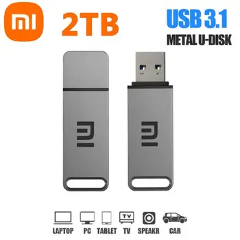 XİAOMİ USB 3.1 Flash Sürücü 2TB Yüksek Hızlı Kalem Sürücü 1TB 512GB Su Geçirmez Tip-C Usb PenDrive Bilgisayar Depolama Aygıtları İçin