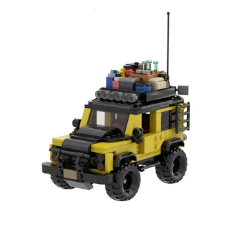 MOC Yüksek Teknoloji Yaratıcı Şehir Defender SUV Off Road Araç Modeli Tuğla Yapı Taşları DIY Oyuncaklar çocuklar için doğum günü hediyeleri