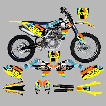 Grafik Kiti Hus 2017 2018 2019 TE FE Motocross Çıkartmaları Sticker
