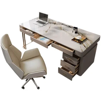 Modern minimalist masa ışık lüks ev kullanımı ofis masaları bilgisayar