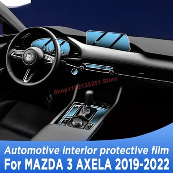 MAZDA 3 AXELA 2019 için 2022 Şanzıman Paneli Navigasyon Ekran Otomotiv İç TPU koruyucu film Kapak Anti Scratch Sticker