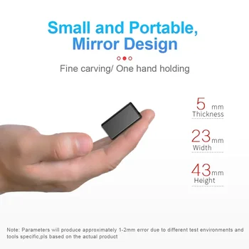 Ultra İnce Mini Ses Kaydedici Espía 4-32GB Dijital Profesyonel Ses Aktif Kulaklık HD Gürültü Azaltma Kayıt MP3 Oyuncu