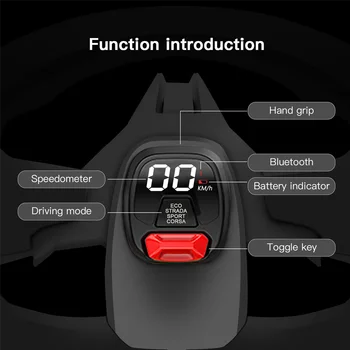 Scooter Kronometre için Uyumlu Ninebot PRO Go Kart Kiti Öz Denge Elektrikli Scooter Enstrüman Ekran Aksesuarları