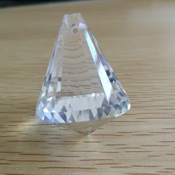 40mm Şeffaf Cam Elmas Top Kristal Asılı Kolye Avize Parçaları Güneş Catcher DIY Rüzgar Ahenge Ev Düğün Dekorasyon için