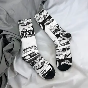 I-İlk DD Çorap Kış Sokak Yarışı Çorap Modern Unisex Orta Yumuşak Çorap Tasarım Koşu Spor Anti Patinaj Çorap
