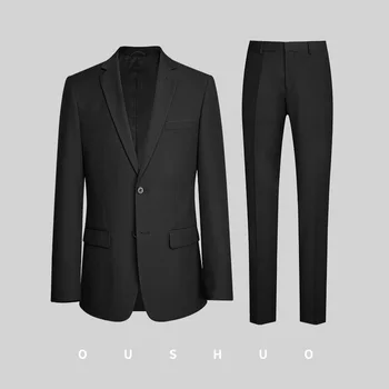 6590-takım elbise bahar yeni iş profesyonel erkek takım elbise ceket rahat Kore versiyonu takım elbise