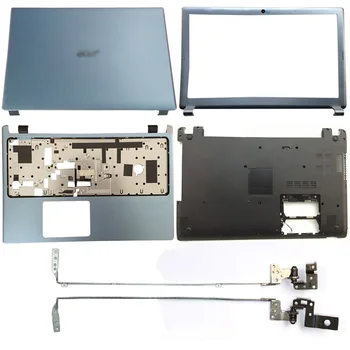 Mavi Acer Aspire V5-571 V5-531 V5 - 571G V5-531G Laptop LCD arka kapak/Ön Çerçeve/Menteşeler/Palmrest/Alt Kasa YENİ