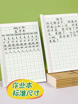İlkokul öğrencilerinin karakter kitabı, pinyin tian karakter ızgarası, honda karakter alıştırma kitabı, birinci sınıf ve ikinci sınıf