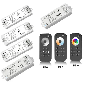 RGBCCT / RGBW / RGB / SKK / Karartma LED RF Denetleyici 2.4 G Kablosuz LED Denetleyici DC12V-24V