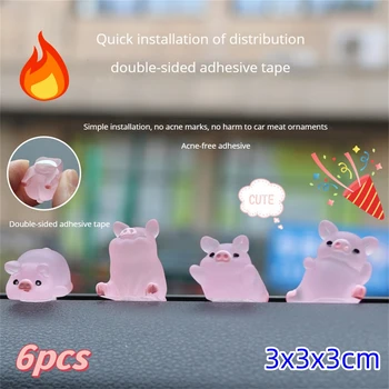 Araba Süsleri Elektrikli Araç Dekorasyon Piggy Bebek Merkezi Konsol Araba dikiz aynası Dekorasyon Karikatür Piggy Bebek Süsleri