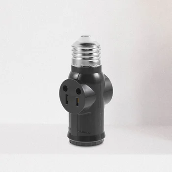 2 Adet Lamba Adaptörü Polarize ışık soketi ampul Tutucu Plastik çıkış fişi dönüştürücü